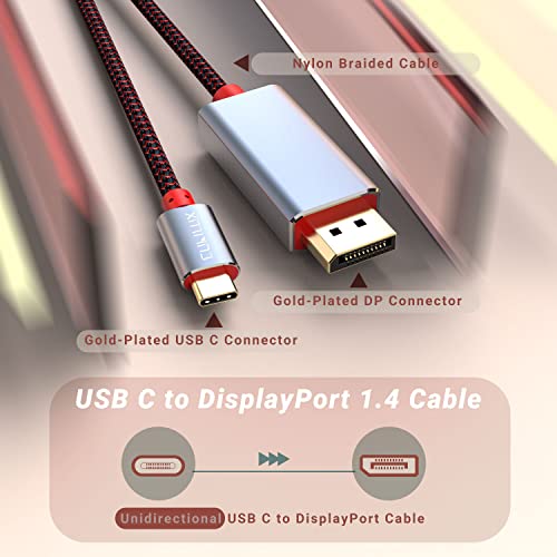Cubilux 4K@120Hz Câble tressé USB C vers – Image 2