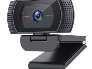 Angetube Webcam 1080P avec double microphone et