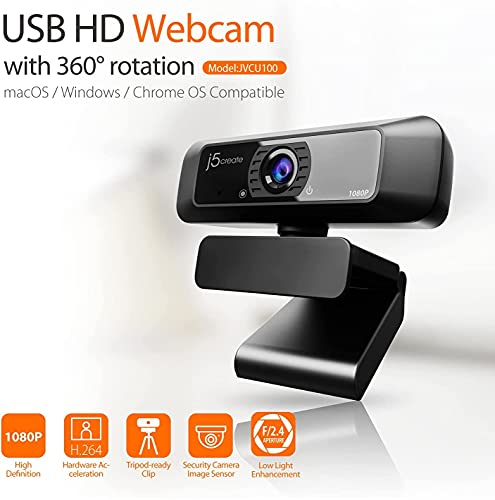 j5create USB Streaming Webcam - 1080P HD – Image 2
