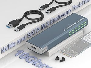 Boîtier SSD M.2 NVMe et SATA sans