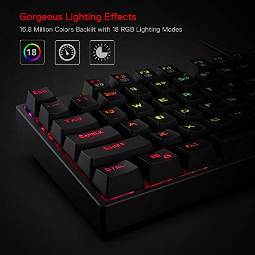 Redragon K582 SURARA RGB LED Clavier de-2