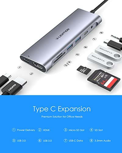 LENTION Hub USB C à câble de – Image 2