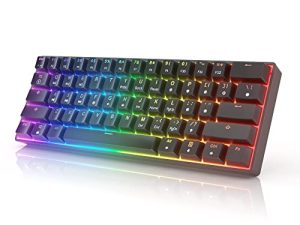 HK GAMING GK61 Clavier de Jeu Mécanique