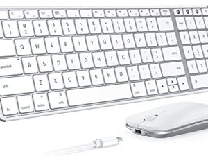 PEIOUS Clavier et souris Bluetooth compatibles pour