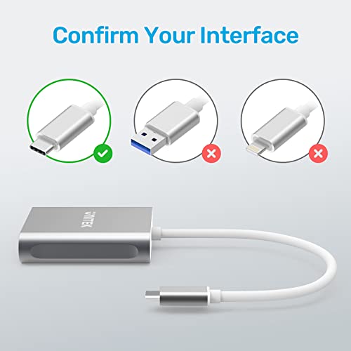 Lecteur de carte SD USB C Unitek, – Image 2