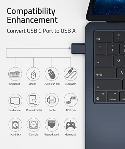 Syntech Adaptateur USB C vers USB Lot-2