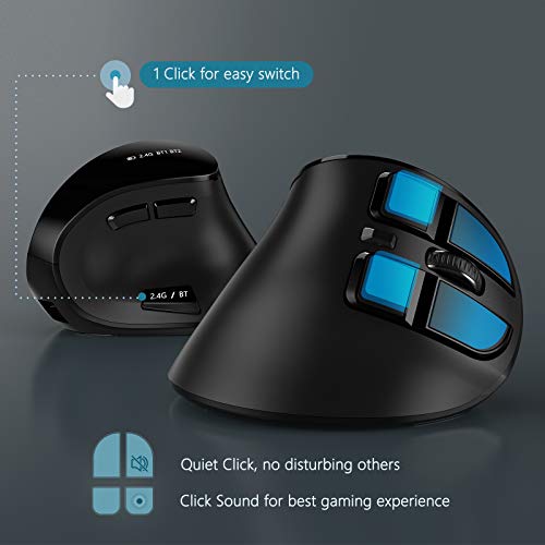 Souris Verticale Sans Fil