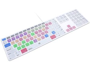HRH Silicone Shortcuts Keyboard Cover Skin avec