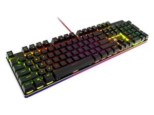 POWZAN Clavier Gamer Mécanique Optique Filaire -