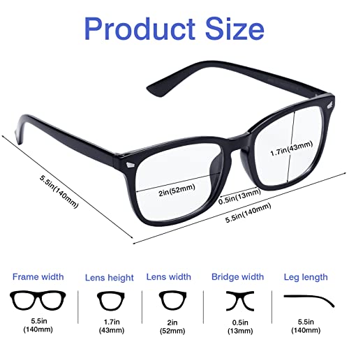 HEALSUN Lot de 4 lunettes anti-lumière bleue – Image 2
