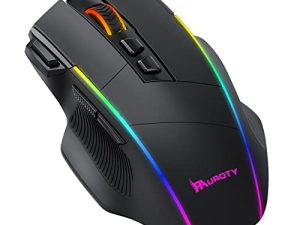 Pauroty Souris de jeu RGB filaire
