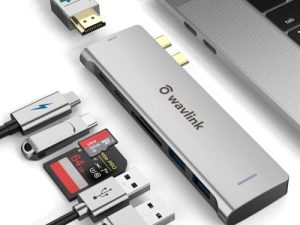 WAVLINK Hub USB C 7-en-2 pour MacBook