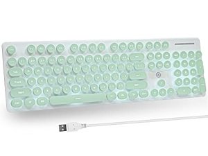 Taeeiancd Clavier USB filaire fin à 104