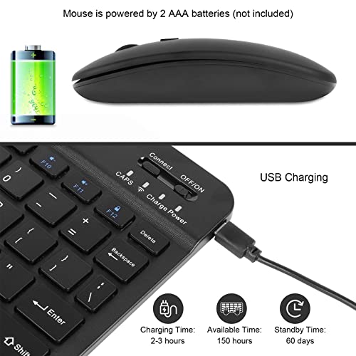 CHUYI Combo Clavier et Souris Bluetooth sans – Image 2
