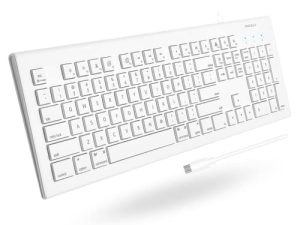 Clavier filaire USB C Macally pour Mac