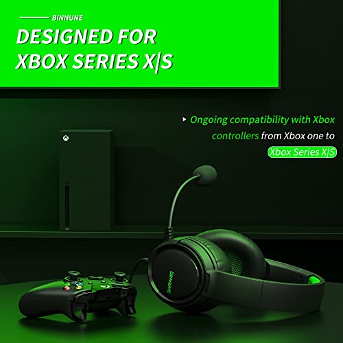 BINNUNE Casque de jeu avec micro pour-2