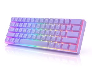 HK GAMING GK61 Clavier de Jeu Mécanique