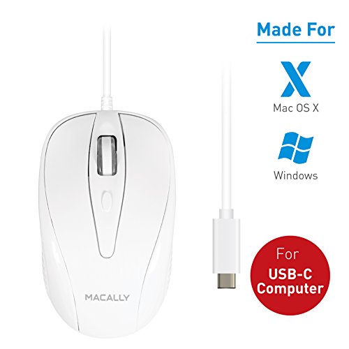 Macally Souris filaire USB-C pour Apple MacBook – Image 2