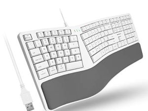 Macally Clavier Filaire Ergonomique Mac avec Repose-Poignet