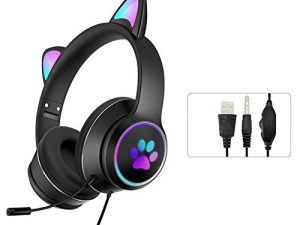 Casque de jeu filaire Cat Ear avec
