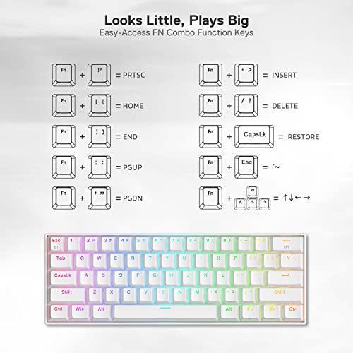 Clavier mécanique Redragon K530 Pro Draconic 60-2