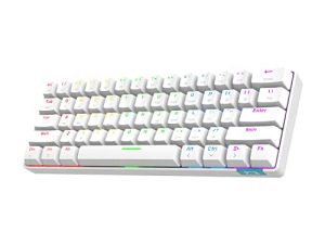NACODEX STK61 Clavier mécanique sans fil/Bluetooth/filaire 60