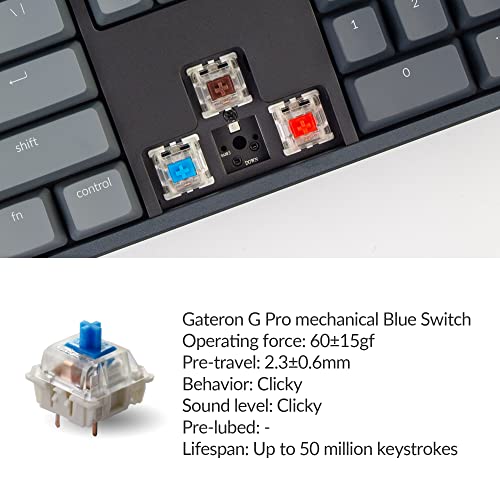 Keychron K10 Clavier mécanique RVB remplaçable à – Image 2