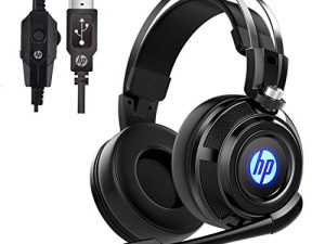 Casque de jeu stéréo filaire HP avec