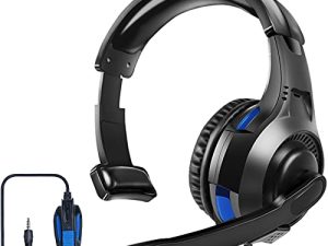Casque à une oreille avec micro pour