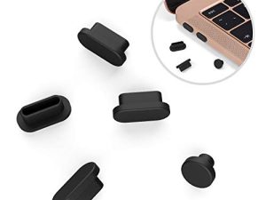 Lot de 5 bouchons anti-poussière pour MacBook