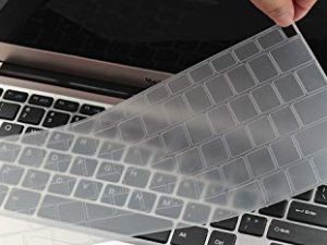 JuYuish Coque de clavier en silicone transparent