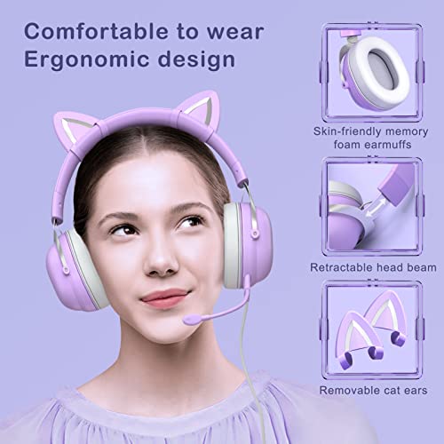 Casque de jeu HOLULU avec oreilles de – Image 2