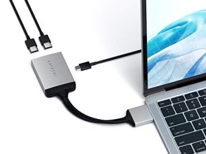 Satechi Adaptateur double HDMI Type-C en aluminium