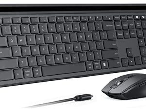 PEIOUS Clavier et Souris Bluetooth Compatible pour