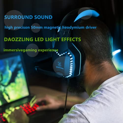 sktome Gaming Voice Changer Headset avec micro, – Image 2