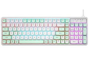 Lomiluskr GK102 Clavier filaire de jeu mécanique