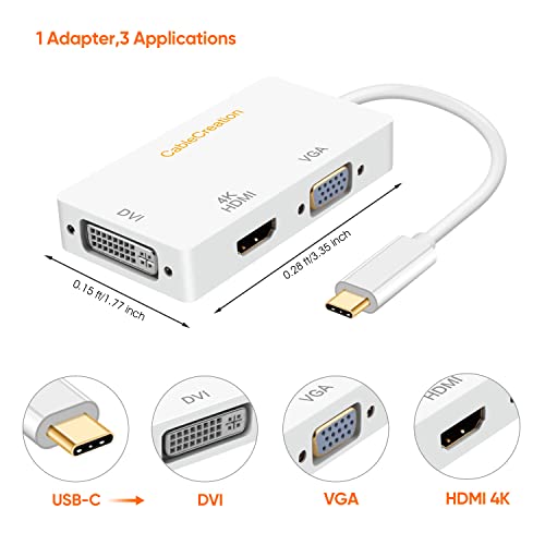Adaptateur 3 en 1 USB C vers-2
