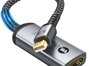 Warrky Adaptateur Mini DisplayPort vers HDMI 4K