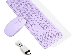 Mobifice Cute Clavier et Souris sans Fil