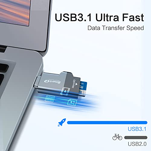 Lecteur de carte MicroSD C356 Type-C avec – Image 2