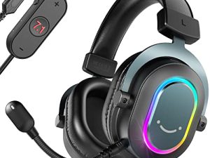 FIFINE Casque de jeu pour casque filaire