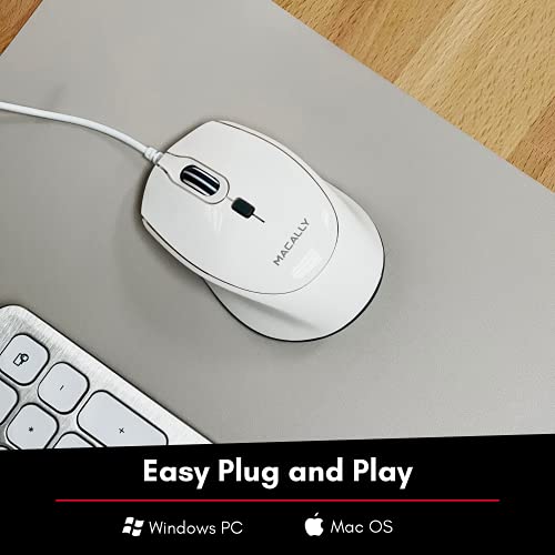 Souris filaire USB Macally pour Mac ou-2
