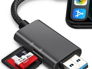 Lecteur de carte SD pour iPhone/iPad