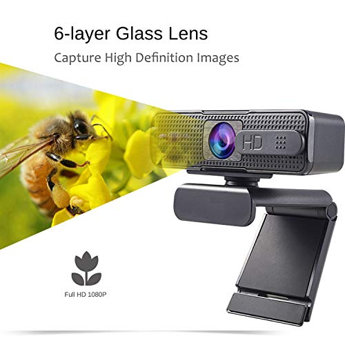 Webcam autofocus 1080P avec couvercle de confidentialité, – Image 2