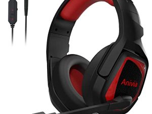 Anivia Casque de jeu avec microphone à