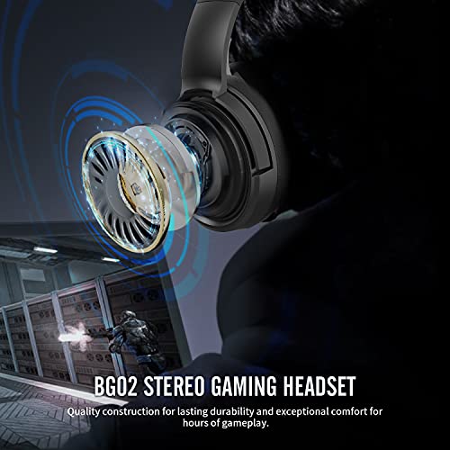 BINNUNE Casque de jeu avec microphone pour-2