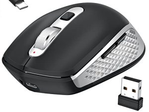 FENIFOX Souris Bluetooth Rechargeable - Récepteur USB