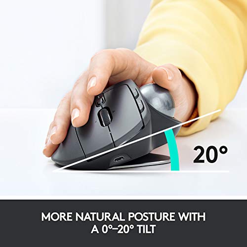 Logitech MX Ergo Souris sans fil Trackball-2