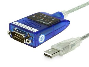 Adaptateur USB vers série RS-232 avec indicateurs