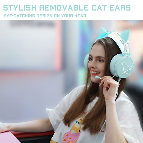 Casque de jeu Cat Ear avec microphone – Image 2